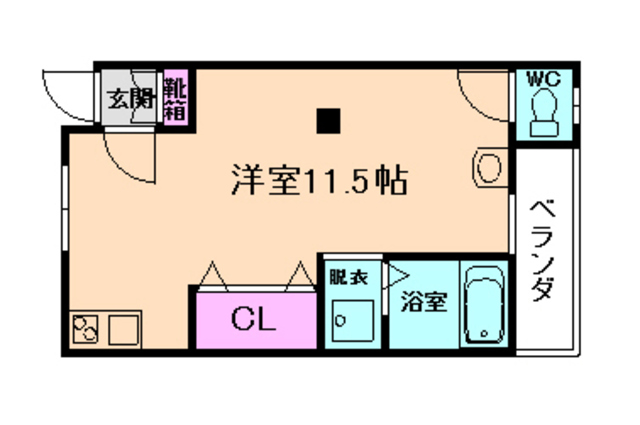 伊丹空港ルームの間取り