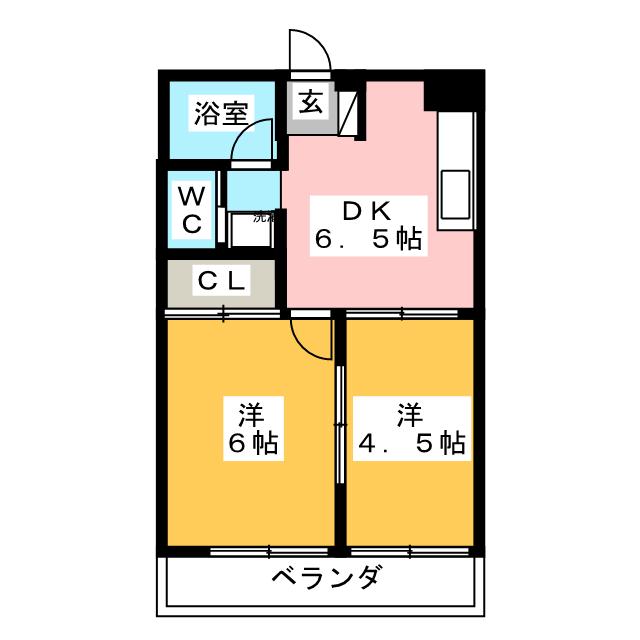 モンシェール大成の間取り