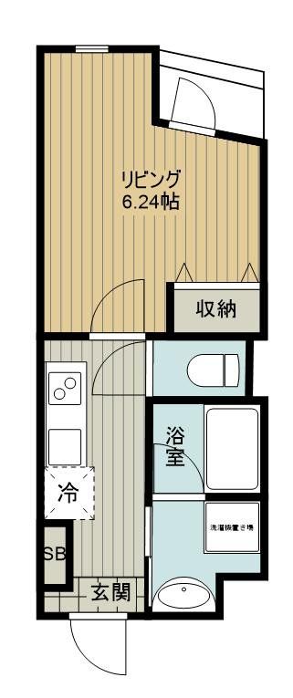 世田谷区祖師谷のマンションの間取り