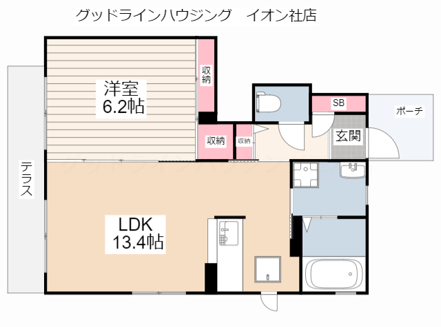 【メサ・ヴェルデの間取り】