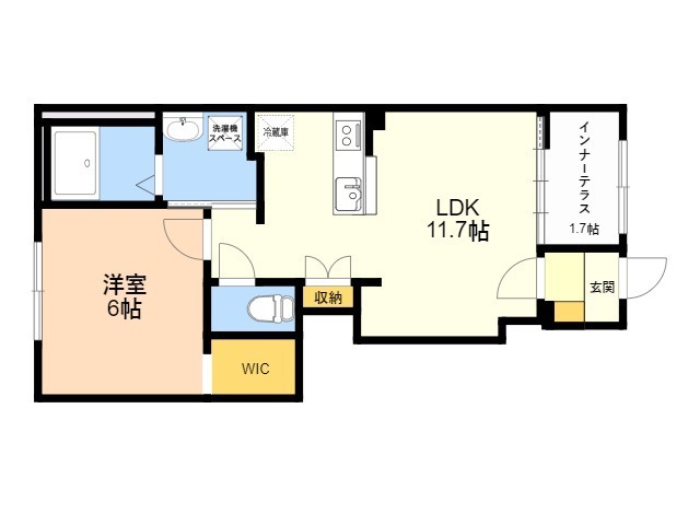 仮）粕屋町花ヶ浦2丁目新築アパートの間取り