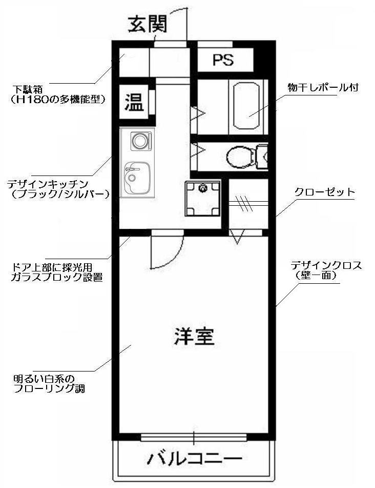 フレンドハウスの間取り