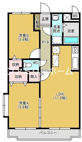 エムアイマンションの間取り