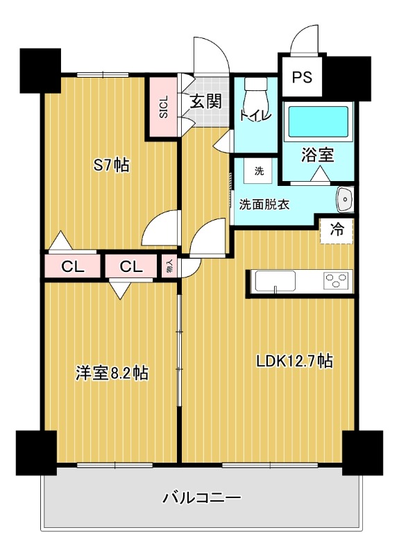 ムーサ港川の間取り