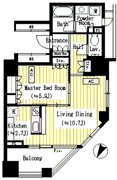 五番町マンションの間取り