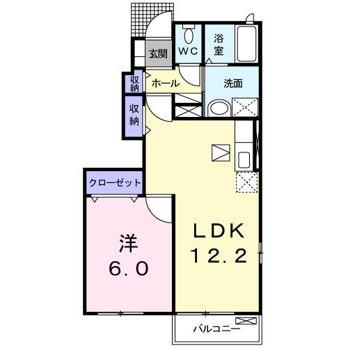 ペネトラーレ・北中山Iの間取り