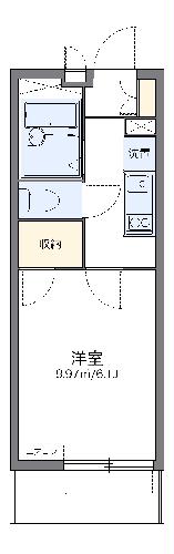 レオパレス兵庫駅南通りの間取り