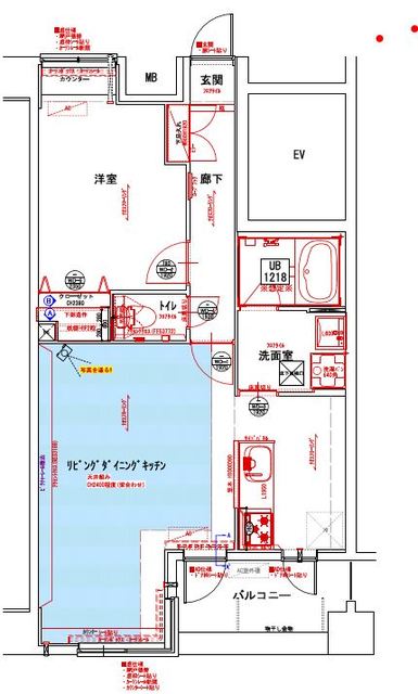 【市川市妙典のマンションの間取り】