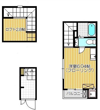 ガレット名島の間取り