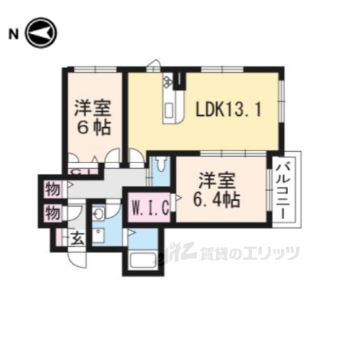 シャーメゾン岩倉南の間取り