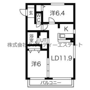 シャテニエ1014の間取り