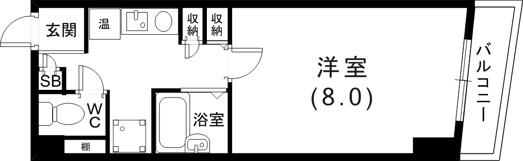 ＪＵＮ中山手の間取り