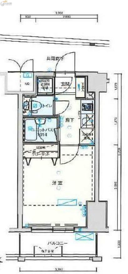 バージュアル横濱鶴見の間取り