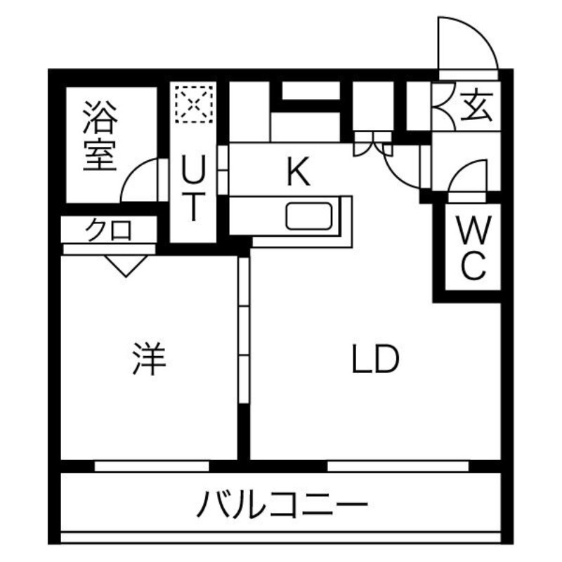 ル・シェーヌ桑園の間取り