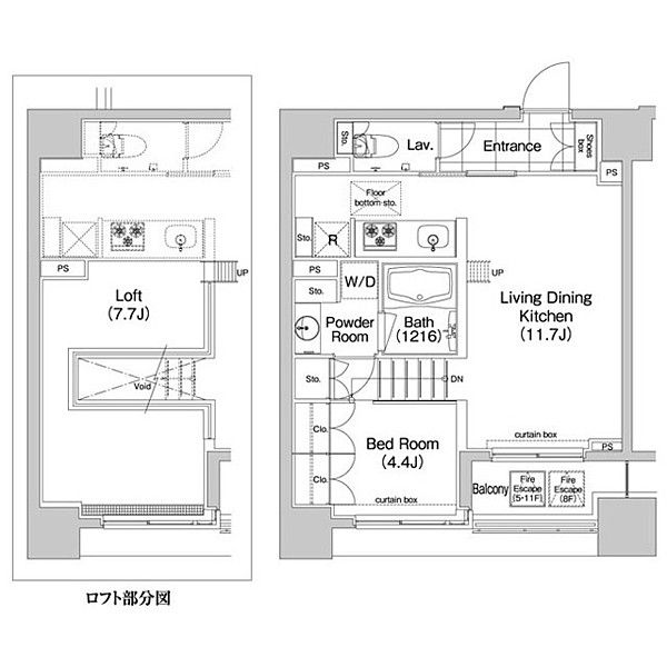 コンフォリア新川の間取り