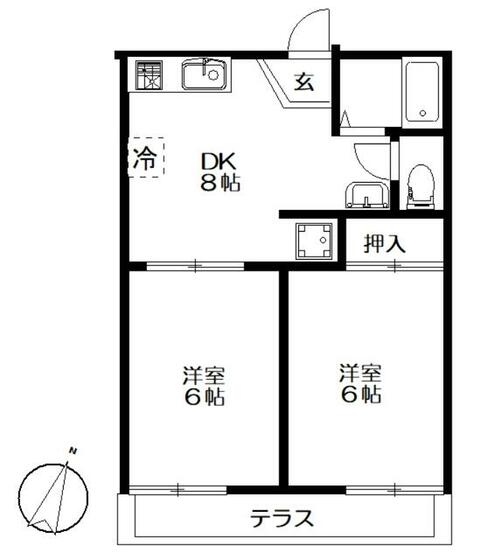 第１メゾンヒロの間取り