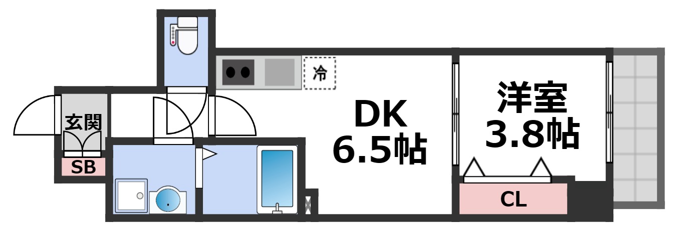 ＧＡＲＤＥＮＩＡ城東の間取り