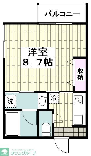 茅ヶ崎市代官町のマンションの間取り