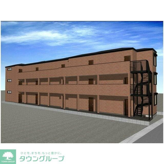 【川崎市川崎区浅田のアパートの建物外観】