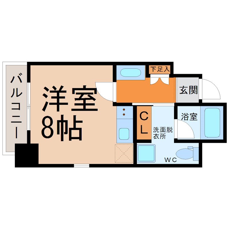 名古屋市中区千代田のマンションの間取り