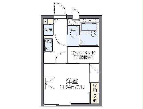 レオパレスバロンの間取り