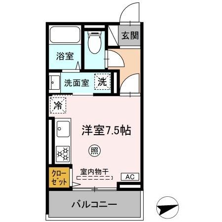 LUCE船越2152-1の間取り