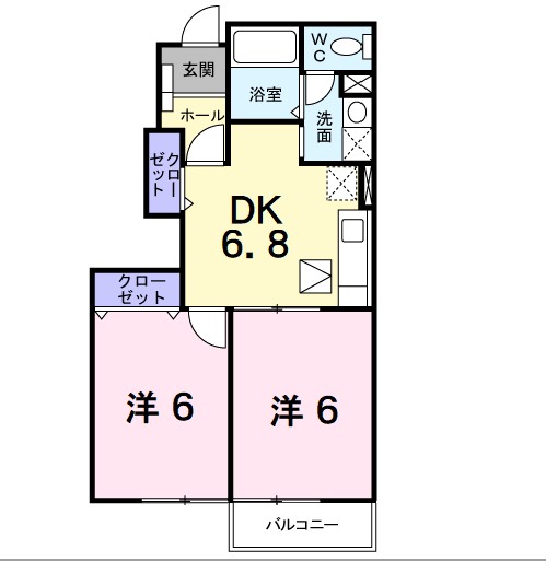 カーサトキワの間取り