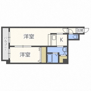 サンコート南４条の間取り