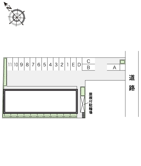 【レオパレス小柿のエントランス】