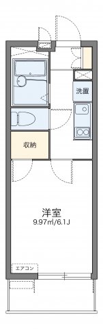 北九州市小倉南区北方のマンションの間取り