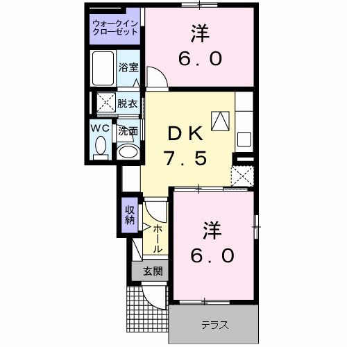 マイスター山内の間取り