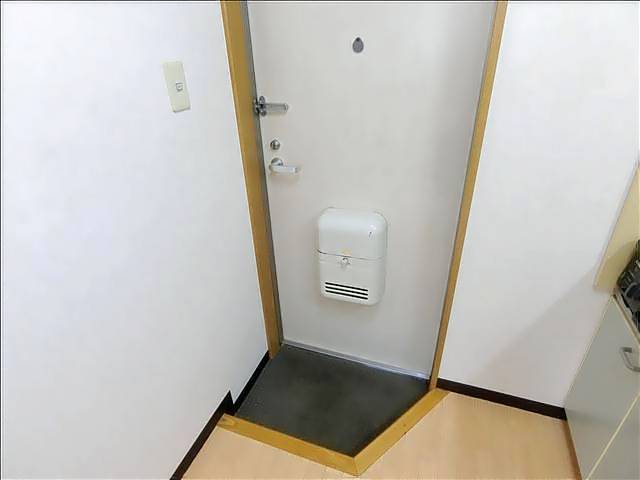 玄関　郵便受け付きの玄関です。