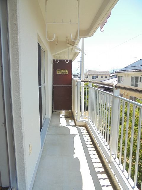 バルコニー　写真は206号室です（参考）