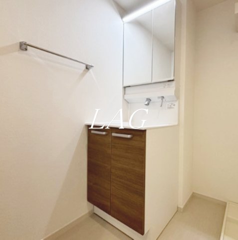 洗面設備　洗面台です。