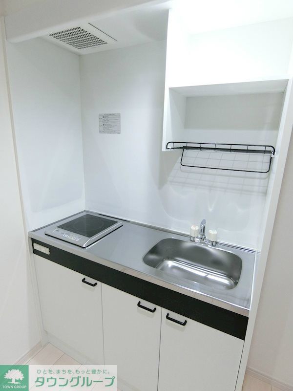 キッチン　1Kタイプなので、料理好きな方にも嬉しいですね！