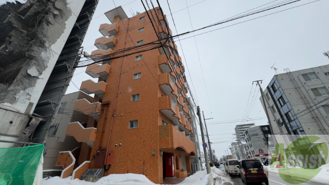 建物外観　札幌市北区北２６条西「フラット北２６条」