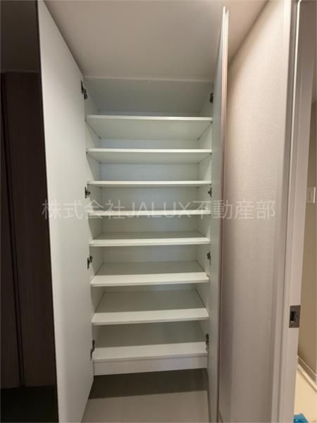 収納　十分な収納スペースがあります