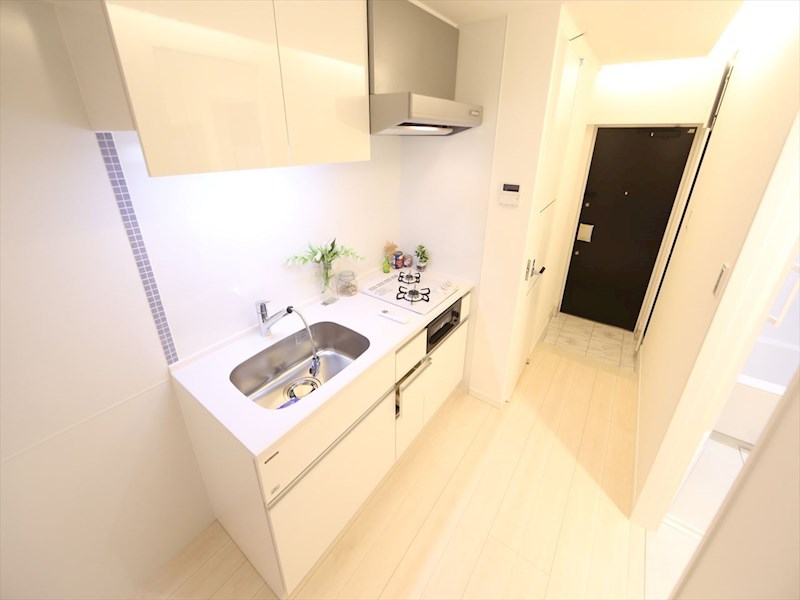 キッチン　システムキッチン（ガス2口コンログリル付）