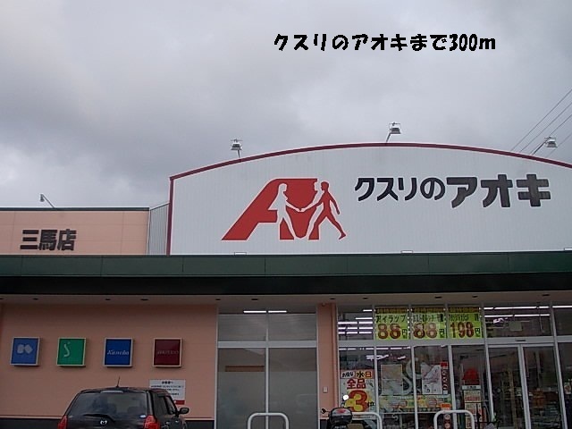 ドラックストア　クスリのアオキ（ドラッグストア）まで300m