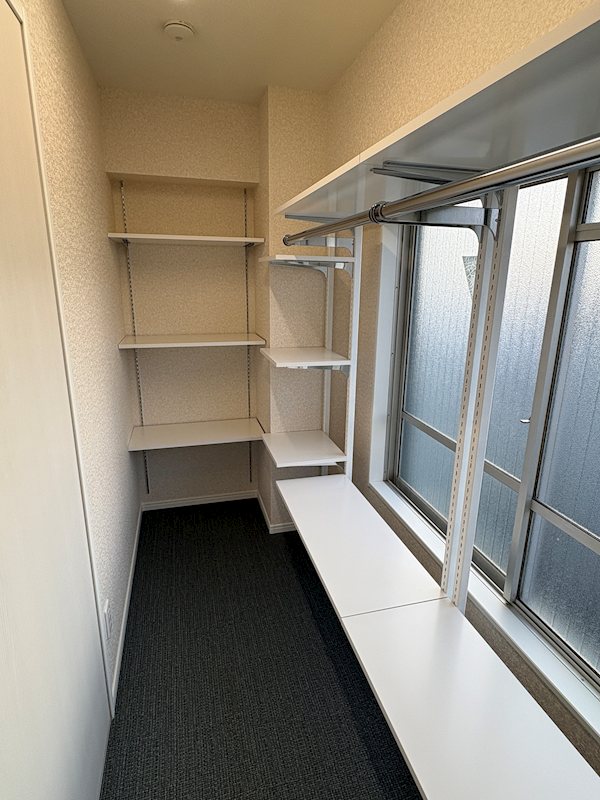 収納　十分な収納スペースがあります