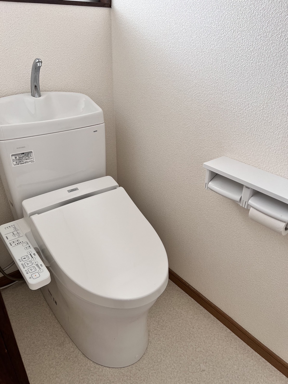 ボンエール玉里B棟のトイレ写真