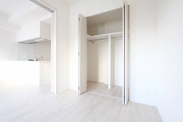 収納　クローゼットも大きいです