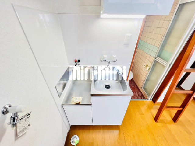 キッチン　ガスコンロ設置可能でお料理ラクラクです