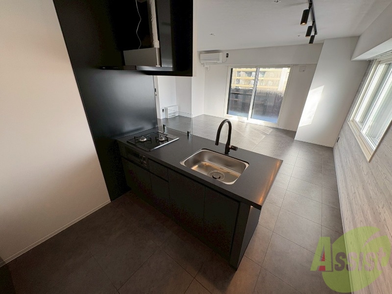 キッチン　システムキッチンなので、すぐお料理に使えます！