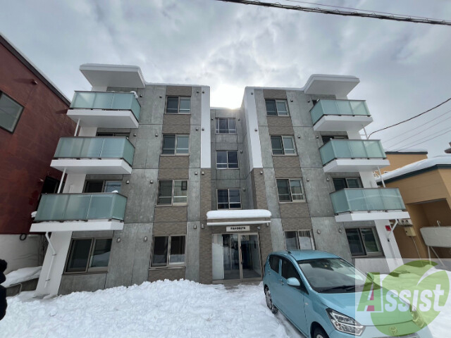 建物外観　札幌市豊平区平岸「ＦＡＶＯＲＩＴＥ　ＮＡＫＡＮＯＳＨＩＭＡ」