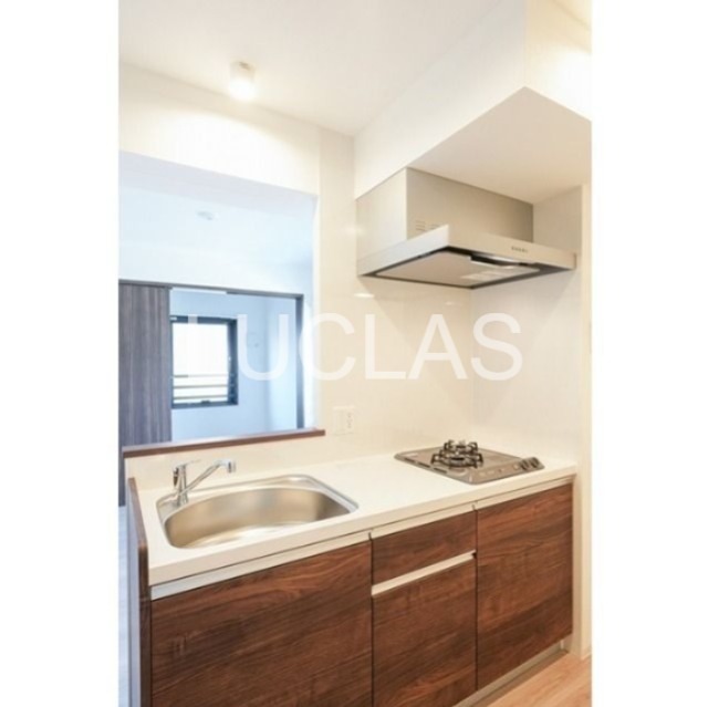 キッチン　2口コンロで使いやすいシステムキッチン♪