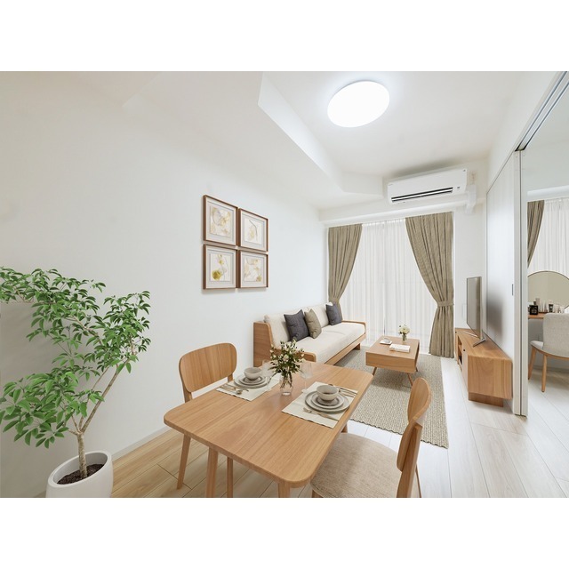 居室・リビング　具・調度品等はＣＧ加工です。実際の賃貸住居には含まれません