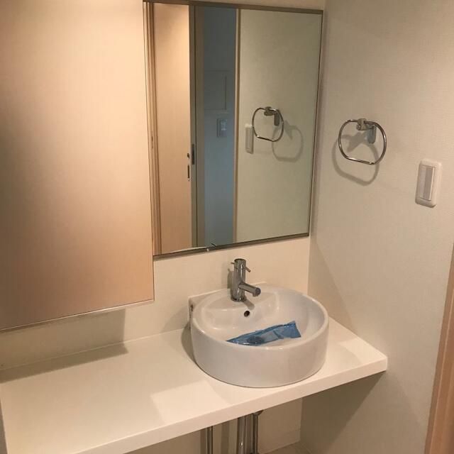 洗面設備　別タイプ部屋　参考写真です