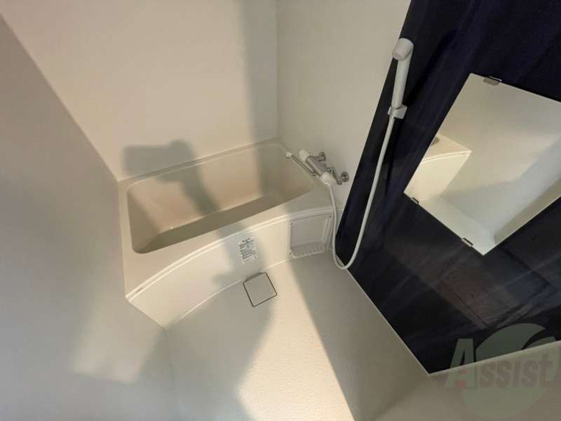 バス・シャワールーム　広々したお風呂で快適にくつろげそうです。