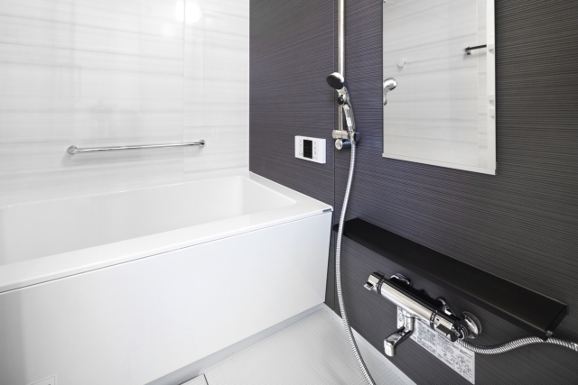 バス・シャワールーム　モデルルームの写真です。